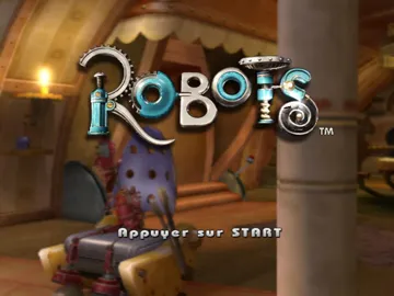 Robots screen shot title